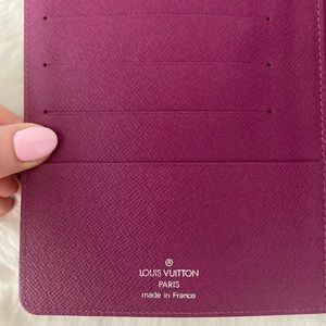 LOUIS VUITTON leather agenda